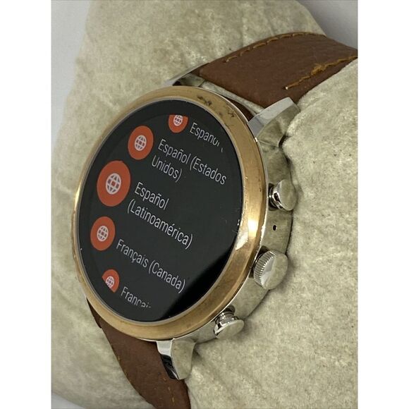 Fossil Gen 4 Authentic Digital Dial Smart Watch Custom Band FTW6016 DC911 - Picture 4 of 12